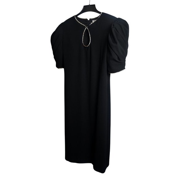 Vintage Nuit for Saks Fifth Avenue Black Dress W/Rhinestones. "Exceptional!" - Picture 1 of 8